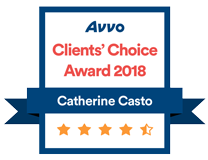 Avvo Clients' Choice Award 2018 | Catherine Casto | 4.5 Stars