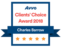 Avvo Clients' Choice Award 2018 | Charles Barrow | 5 Stars