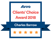 Avvo Clients' Choice Award 2018 | Charles Barrow | 5 Stars