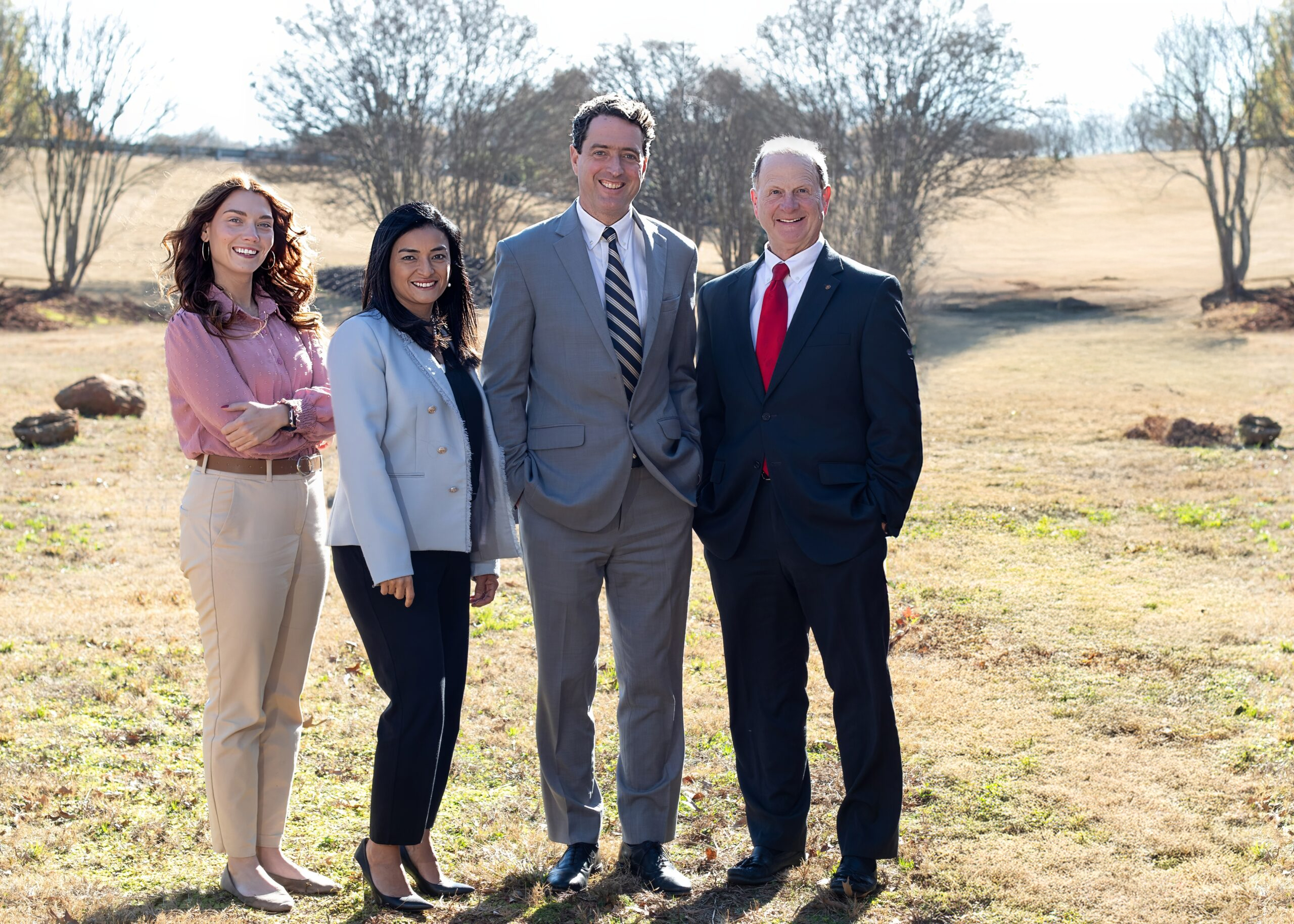 group photo of Catherine Casto | Charlie Barrow | Mark Wiggins | Maddie Nodine